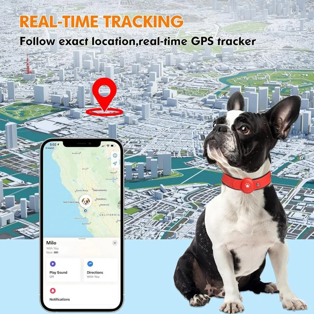2-in-1 GPS Tracker for Dogs&Cats
